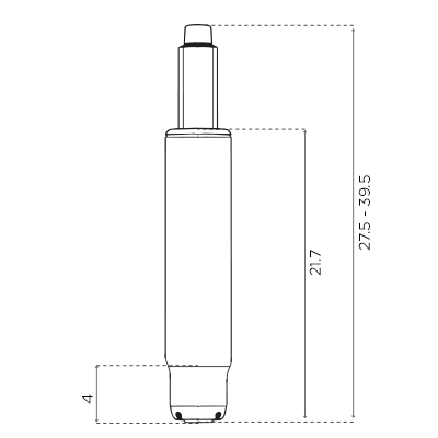Medidas Columna D120Y40 Cromada