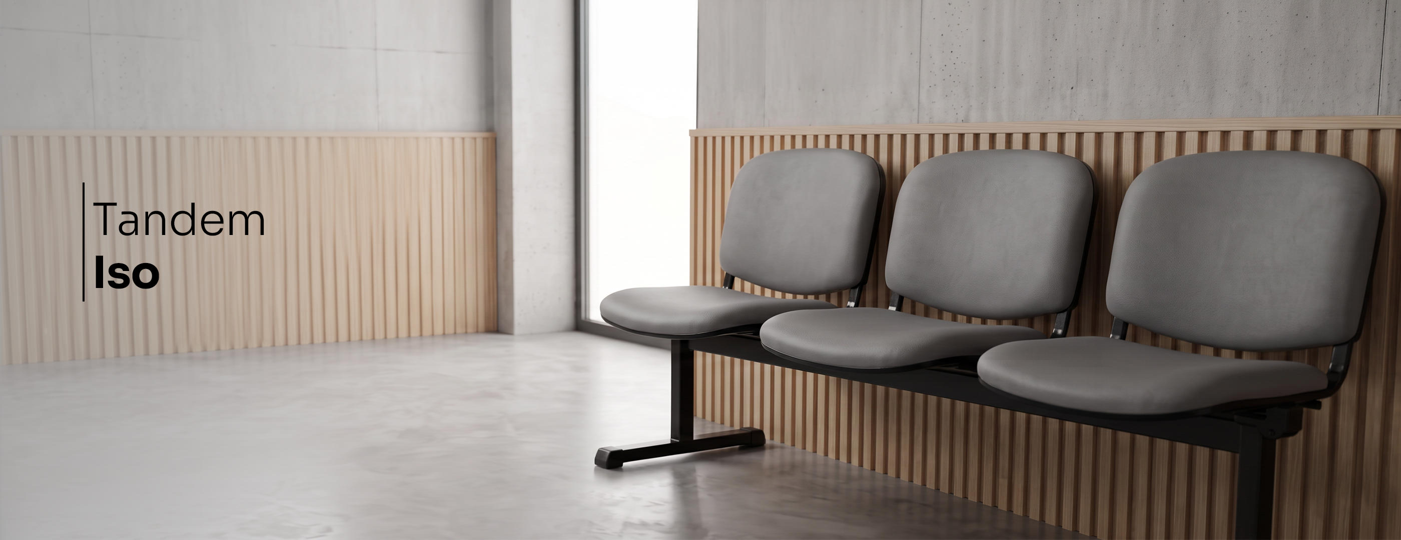 Silla Tandem Iso